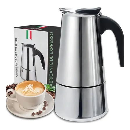 Cafeteira Italiana DML Inox 600ml