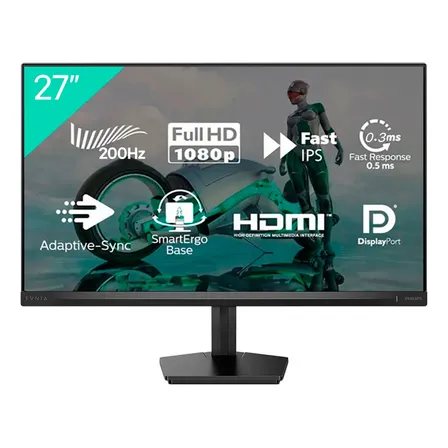 Monitor Gamer Philips Evnia 27” 200hz Ips Full Hd
