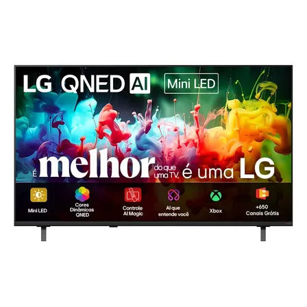 Smart TV 4K 50" LG QNED Mini LED 50QNED70BSA